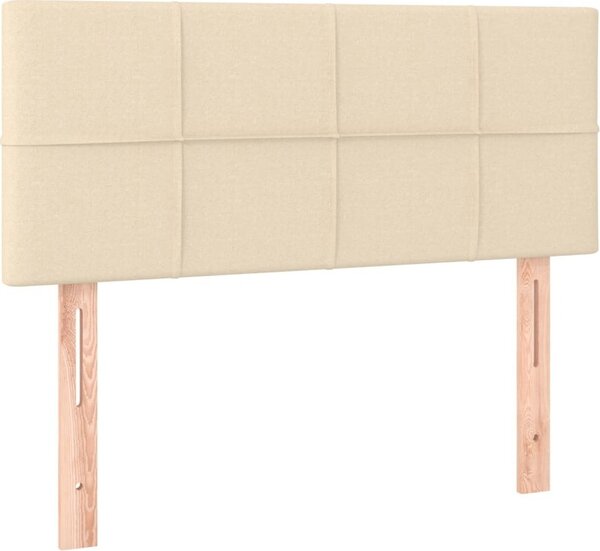 Testiera Crema 100x5x78/88 cm in Tessuto