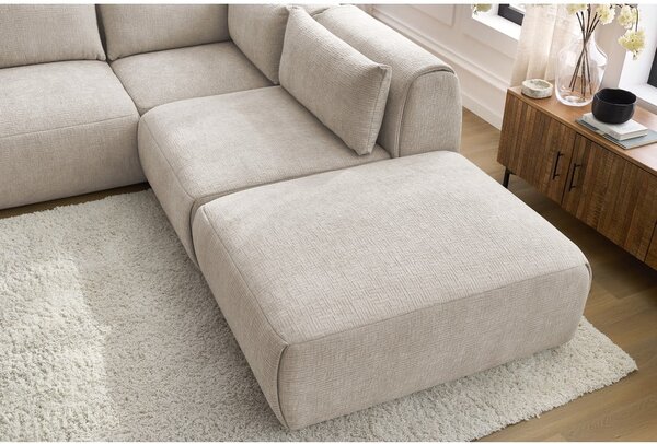 Divano angolare beige (variabile) Jeanne - Bobochic Paris