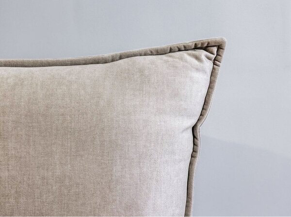 Letto matrimoniale imbottito beige con contenitore con griglia 180x200 cm Jade - Bobochic Paris