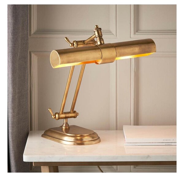 Endon 69834 - Lampada da tavolo WINCHESTER 2xE14/6W/230V ottone