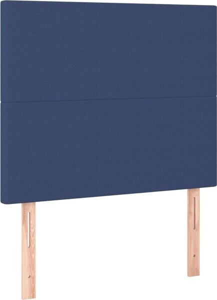 Testiera Blu 90x5x118/128 cm Tessuto