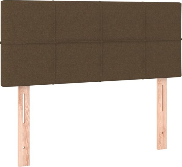 Testiera Marrone Scuro 90x5x78/88 cm in Tessuto