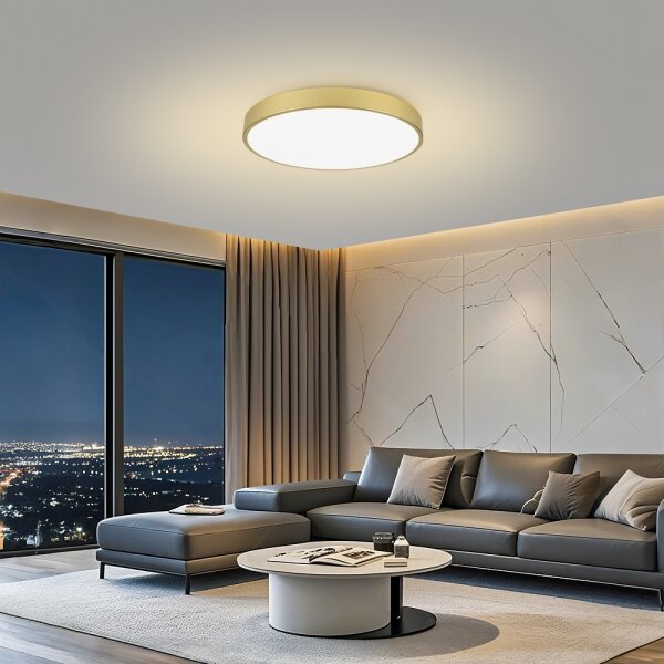 Brilagi - Plafoniera LED POOL LED/100W/230V 3000/4000/6000K diam. 80 cm dorata