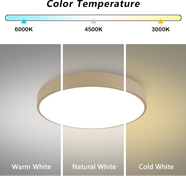 Brilagi - Lampada LED dimmerabile POOL LED/60W/230V 3000-6000K diam. 60 cm beige + telecomando