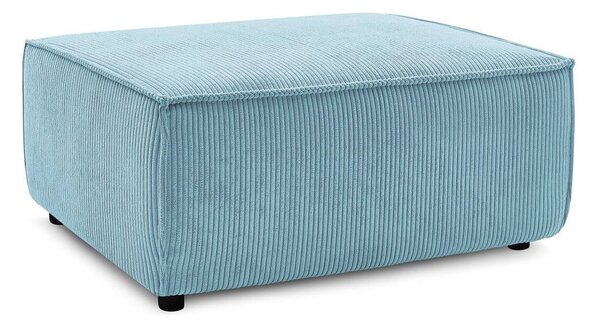 Poggiapiedi color menta con rivestimento in velluto a coste Nihad – Bobochic Paris