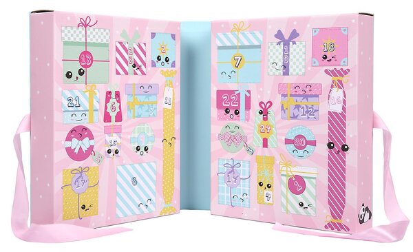 Calendario dell'Avvento per bambine - 24 dolci sorprese - confezione regalo con dolcetti kawaii - tema panda - calendario di Natale per bambini - I Love Kawai