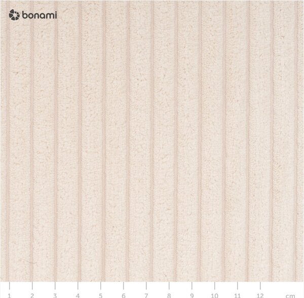 Divano letto in velluto a coste beige 245 cm Nihad - Bobochic Paris