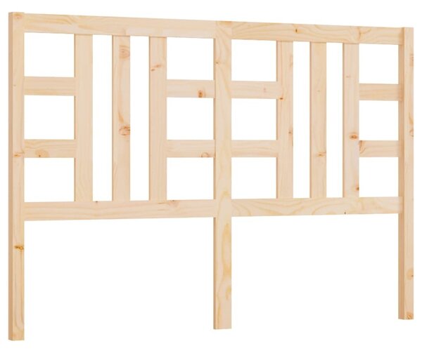 Testiera per Letto 141x4x100 cm in Legno Massello di Pino