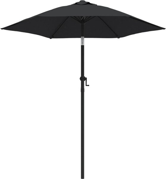 Ombrellone Nero 200x224 cm in Alluminio