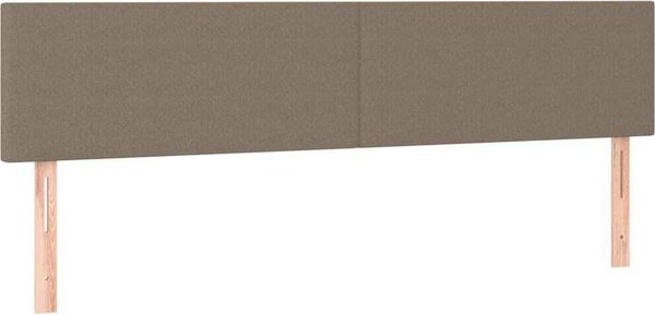 Testiera Tortora 200x5x78/88 cm in Tessuto
