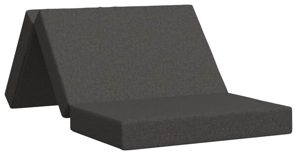 Divano Letto Pieghevole 80 x 67 x 45 cm Grigio Scuro