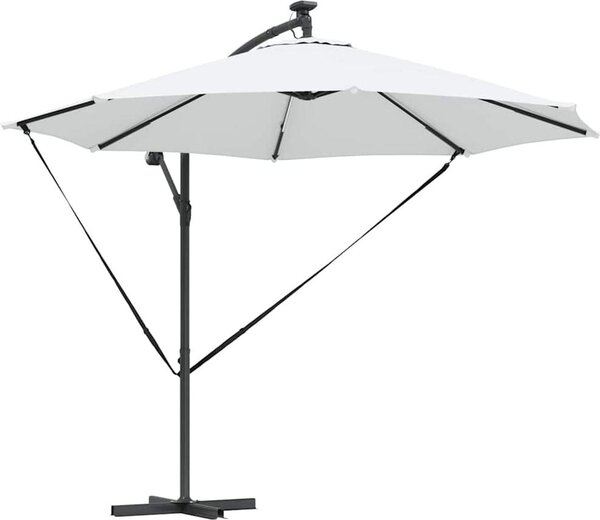 Ombrellone Sabbia 294 x 294 x 248 cm Poliestere e Alluminio