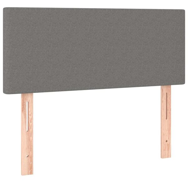 Testiera Grigio Scuro 90x5x78/88 cm in Tessuto