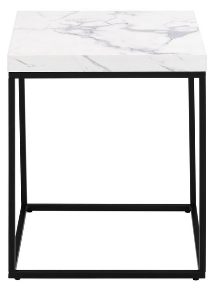 Tavolino con piano in marmo 40x40 cm Barossa - Actona