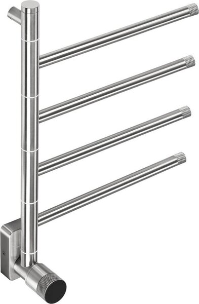 Scaldasalviette elettrico - Cromo - 60 Watt, 58x41x13 cm
