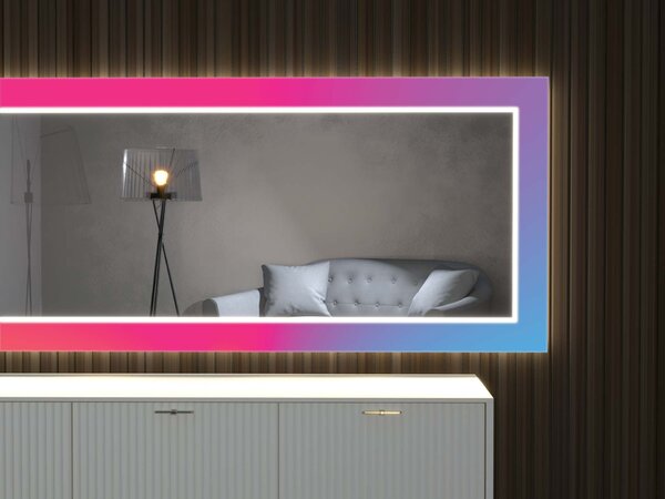 Specchio LED con decorazione D25