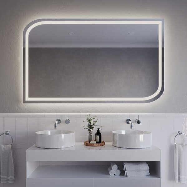 Specchio atipico con illuminazione a LED A9