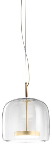 Vistosi Lampada a sospensione Jube, dimmerabile, Chiaro / Trasparente, Soggiorno / Sala da pranzo, Vetro, Design, Lampada a sospensione