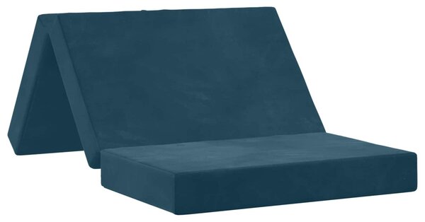 Divano Letto Pieghevole 80 x 67 x 45 cm Blu