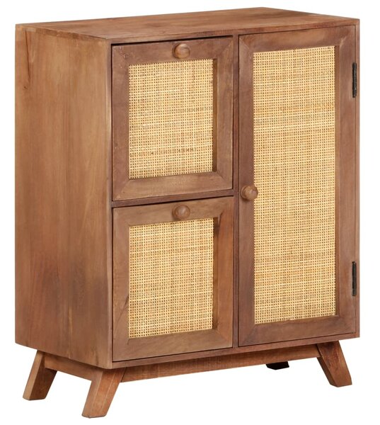 MOBILI 2G - MADIA CREDENZA IN LEGNO GREZZA 2 ANTE L.116 P.49 H.98