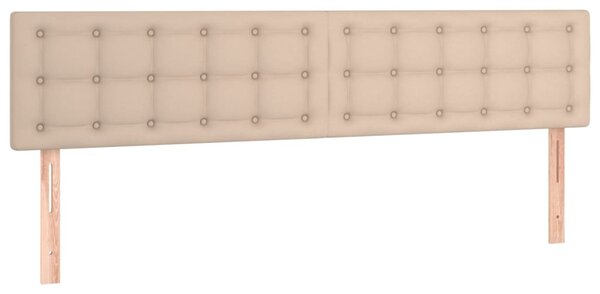 Testiera Cappuccino 160x5x78/88 cm in Pelle finta