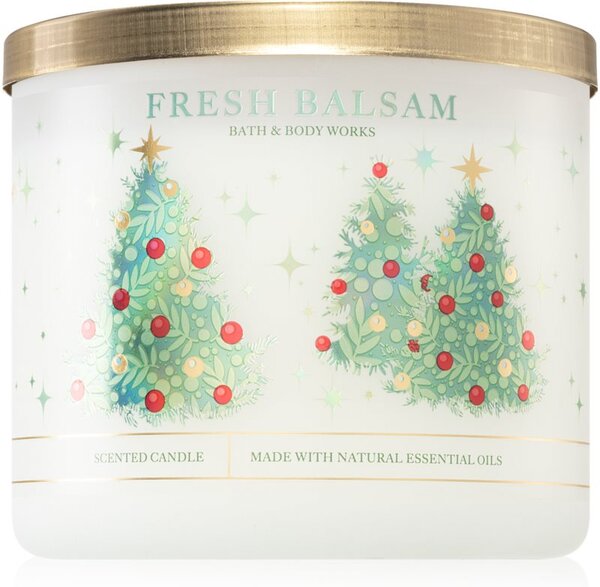 Bath & Body Works Fresh Balsam candela profumata III 411 g