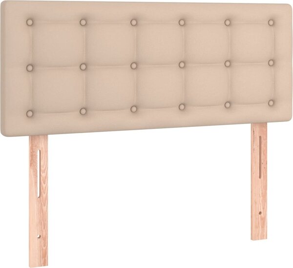 Testiera Cappuccino 90x5x78/88 cm in Pelle finta