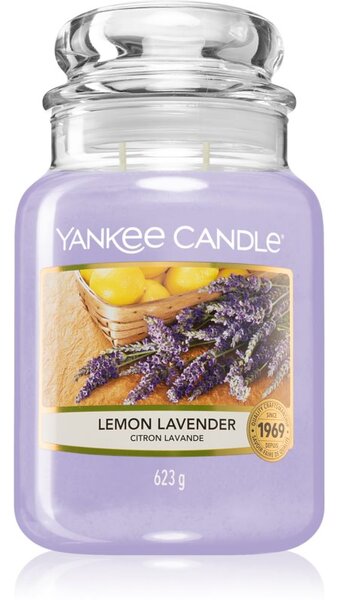 Yankee Candle Lemon Lavender candela profumata 623 g