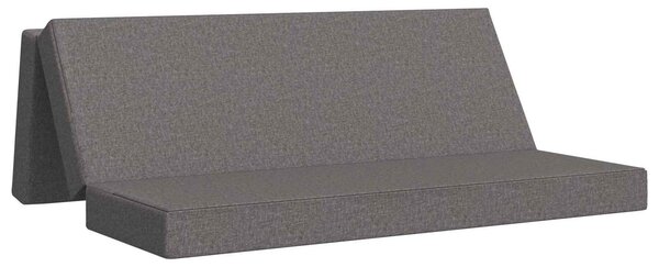 Divano Letto Pieghevole 180 x 67 x 45 cm Grigio Chiaro