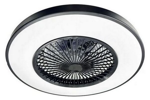 Plafoniera led con ventilatore/telecomando Ø 75cm