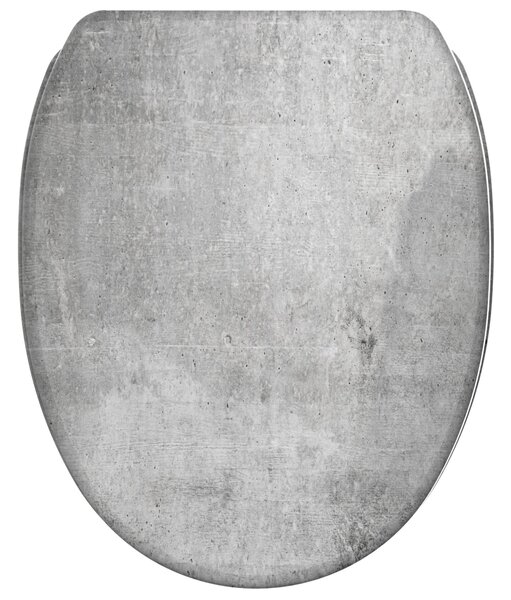 Sedile WC SANILO® con chiusura ammortizzata e chiusura rapida, colore cemento; coperchio WC direttamente dal produttore, coperchio per WC, sedile WC, coperchio per WC, sedile per WC