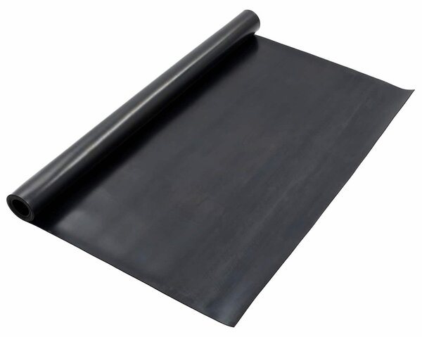 Tappeto per pavimento Nero 1,2 x 2 m Gomma