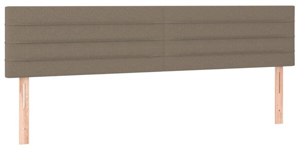 Testiera Tortora 180x5x78/88 cm in Tessuto