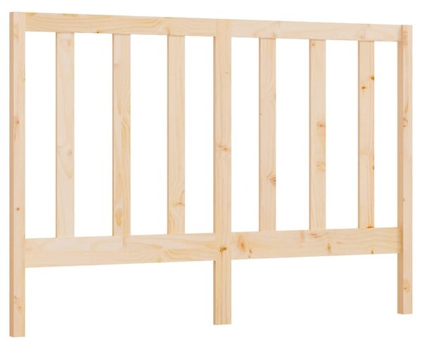 Testiera per Letto 141x4x100 cm in Legno Massello di Pino