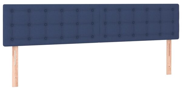 Testiera Blu 180x5x78/88 cm in Tessuto