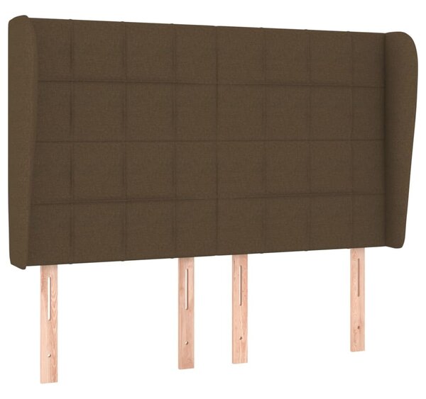 Testiera ad Orecchio MarroneScuro147 x 23 x 118/128cm inTessuto