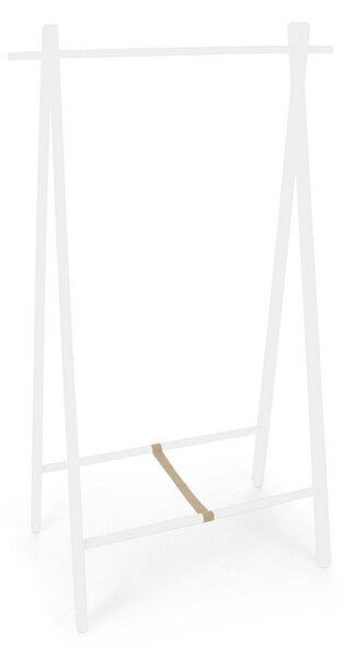 Stand appendiabiti bianco in betulla massiccia 91x151x50 cm Daiki – Yes Everyday