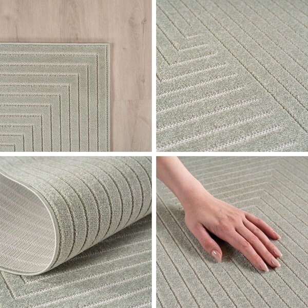 Tappeto da interno/esterno verde 200x290 cm Nova 1202 – Ayyildiz Carpets