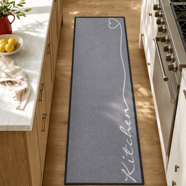 Runner grigio da cucina, 50 x 150 cm Cook & Clean - Zala Living