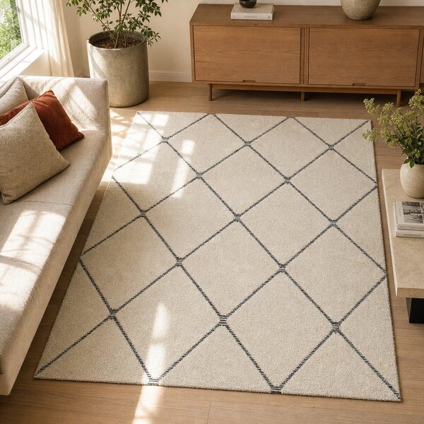 Tappeto beige , 200 x 290 cm Swansea Line - Universal