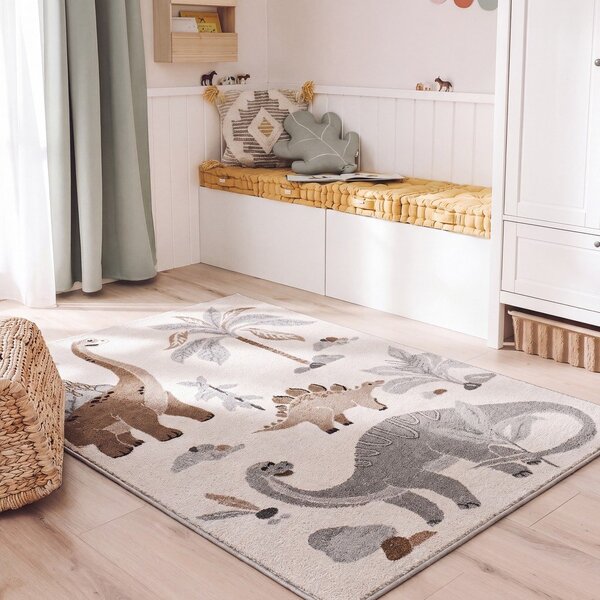 Tappeto per bambini crema 120x170 cm Beats - Universal