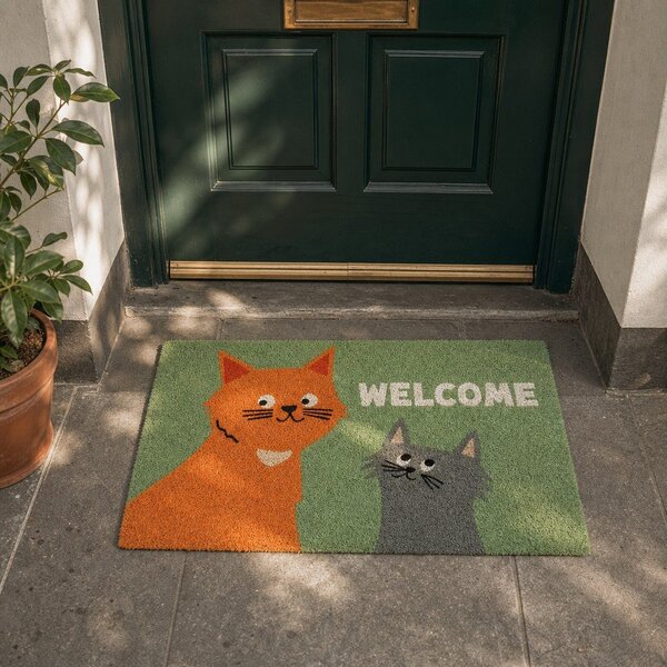 Stuoia di cocco 73x43 cm Nine Lives - Rex London