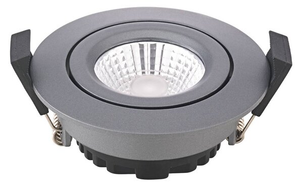 Sigor LED spot da incasso a soffitto Diled, Ø 8,5 cm, 6 W, 3.000 K, antracite