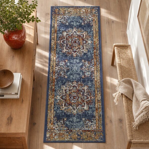 Tappeto blu scuro 80x240 cm Orient Maderno - Hanse Home