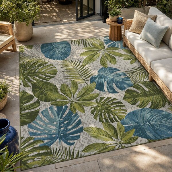 Tappeto da esterno verde/turchese 160x235 cm Flair – Hanse Home
