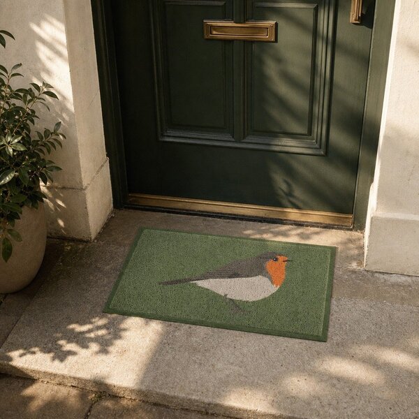 Zerbino 60x90 cm Green Robin – Artsy Doormats