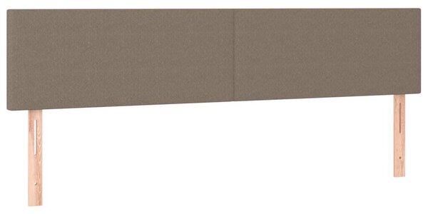 Testiera Tortora 180x5x78/88 cm in Tessuto