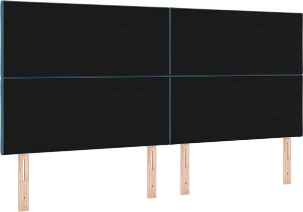 Testiera Blu Scuro 200 cm Velluto