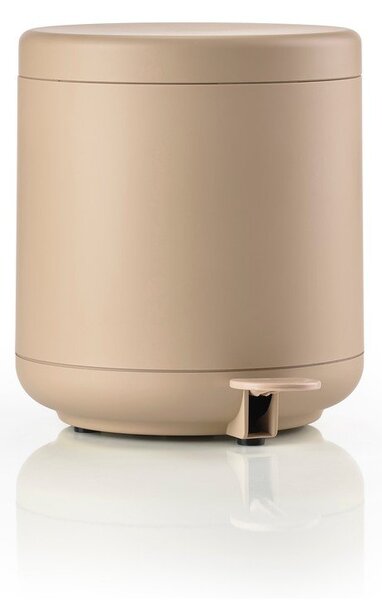 Cestino per la spazzatura beige con pedale 4 l Ume – Zone