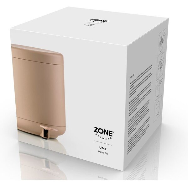 Cestino per la spazzatura beige con pedale 4 l Ume – Zone